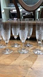 Antieke kristallen champagneglazen, wijn en longdrink, Verzamelen, Glas en Borrelglaasjes, Ophalen of Verzenden, Zo goed als nieuw