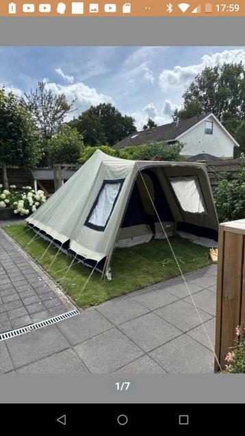 Tent Vrijbuiter, Pyramide Dallas 4. Katoen, Kleur mintgroen
 beschikbaar voor biedingen