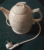 Porseleinen elektrische waterkoker merk Bestron 220_240V, Witgoed en Apparatuur, Waterkokers, Ophalen of Verzenden, Zo goed als nieuw