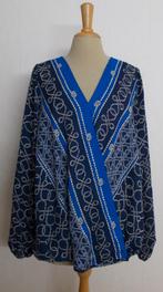 Mooie blauwe print top/tuniek! L/XL, Kleding | Dames, Verzenden, Zo goed als nieuw, Maat 42/44 (L), Blauw