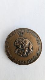 Herinneringsmunt 5 mei 1945, Postzegels en Munten, Penningen en Medailles, Ophalen of Verzenden, Brons, Nederland