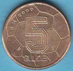 Nederland Vijfje (5 gulden) 2000 EK UNC in munthouder, Postzegels en Munten, Munten | Nederland, Ophalen of Verzenden, Koningin Beatrix