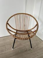 vintage Rohé rotan stoel, Ophalen, Gebruikt, Bruin, Vintage