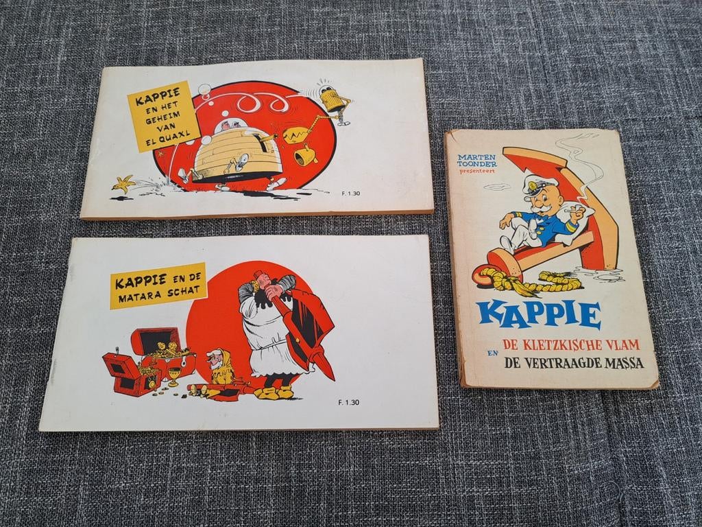 Marten Toonder - 3  Kappie boekjes, Boeken, Stripboeken, Meerdere stripboeken, Ophalen of Verzenden, Gelezen
