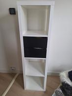 Witte Kallax kast met 2 lades - 42x147cm, Ophalen, Met plank(en), Minder dan 50 cm, 100 tot 150 cm