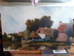 Schilderij op paneel., Ophalen of Verzenden