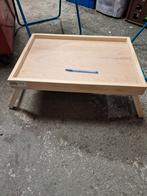 Houten Bedtafel / Dienblad, Minder dan 45 cm, Minder dan 55 cm, Gebruikt, Eenvoudig