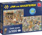 Jan van Haasteren duo puzzel, Legpuzzel, Meer dan 1500 stukjes, Zo goed als nieuw, Ophalen