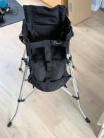 Inklapbare kinderstoel zwart met hoes - Zo goed als nieuw!, Ophalen, Zo goed als nieuw, Inklapstoel, Gordel(s)