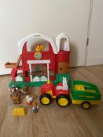 Little people boerderij en tractor, Kinderen en Baby's, Speelgoed | Fisher-Price, Ophalen, Zo goed als nieuw, Speelset, Met geluid