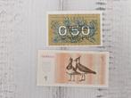 Litouwen 2 biljetten UNC, Ophalen of Verzenden, Overige landen