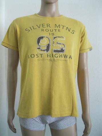 maat L, 1 Silver Creek T-shirt, geel met opdruk, 65 cm. beschikbaar voor biedingen