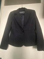 Mooie blauwe krijtstreep colbert van Promiss 40, Maat 38/40 (M), Promiss, Blauw, Ophalen of Verzenden