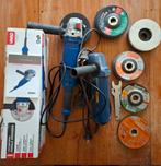 Haakse slijpers 125 en 115mm, Doe-het-zelf en Verbouw, Gereedschap | Slijpmachines, Ophalen of Verzenden, Zo goed als nieuw, 1000 watt of meer