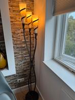 Grote Vloerlamp dimbaar, Huis en Inrichting, Lampen | Vloerlampen, Rustgevend, Ophalen of Verzenden, Zo goed als nieuw, Glas