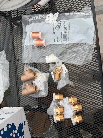 Diverse koppelingen (restant van nieuwbouw installatie) beschikbaar voor biedingen