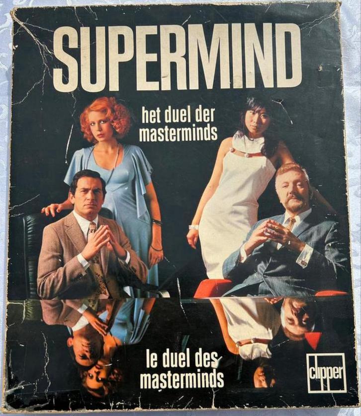 SUPERMIND het duel der masterminds, Clipper 1975 - 1978, Hobby en Vrije tijd, Gezelschapsspellen | Overige, Zo goed als nieuw