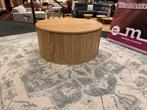 Salontafel Santa rond Ø80cm + deur Naturel Direct/Leverbaar, Huis en Inrichting, Tafels | Salontafels, Ophalen, 50 tot 100 cm