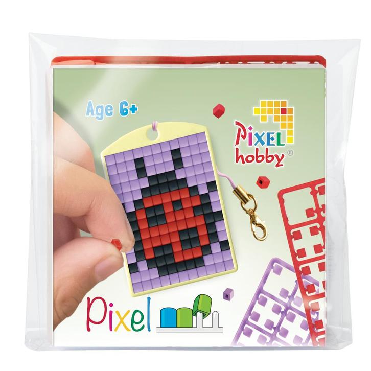 Pixelhobby medaillon lieveheersbeestje sleutelhanger 23105, Hobby en Vrije tijd, Knutselen, Nieuw, Materiaal, Ophalen of Verzenden