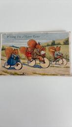 Margaret TEMPEST. Eekhoorntjes op de fiets. Pasen, Verzamelen, Ophalen of Verzenden, 1920 tot 1940, Gelopen, Overige thema's