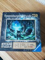 Escape puzzel de roedel wolven, Ophalen of Verzenden, 500 t/m 1500 stukjes, Zo goed als nieuw, Legpuzzel