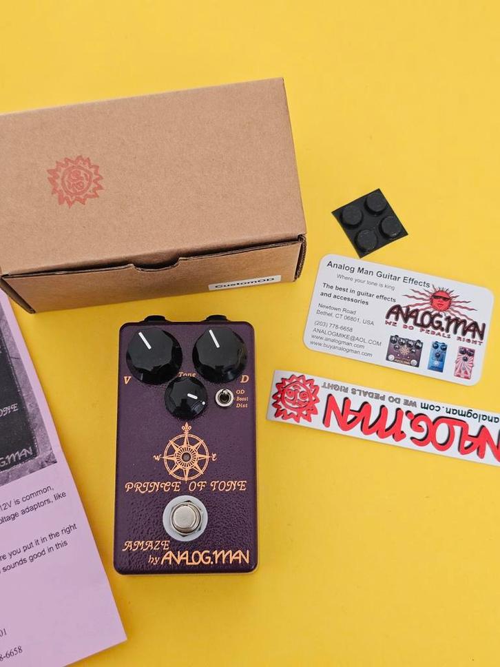Analog Man Prince of Tone, Muziek en Instrumenten, Effecten, Zo goed als nieuw, Distortion, Overdrive of Fuzz, Ophalen of Verzenden