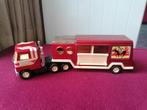 Twee speelgoed trucks, paardenwagen en circuswagen, Ophalen of Verzenden, Zo goed als nieuw, Jongen of Meisje