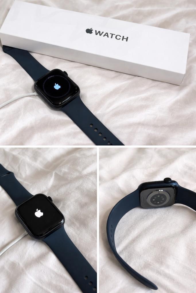 Apple Watch 44mm - Perfecte staat!, Sieraden, Tassen en Uiterlijk, Smartwatches, Zo goed als nieuw, iOS, Zwart, Afstand, Waterdicht