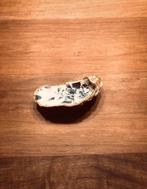 Delfts blauwe oester met gouden rand, Porselein of Keramiek, Schaal, Nieuw, Ophalen of Verzenden