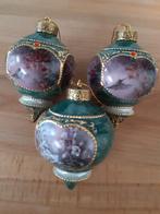 Vintage porseleinen Kersthangers Hummingbird Bradford, Diversen, Kerst, Ophalen of Verzenden, Zo goed als nieuw