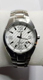 Stalen herenpolshorloge, Casio, Edifice 10 year battery, Sieraden, Tassen en Uiterlijk, Horloges | Heren, Gebruikt, Staal, Verzenden
