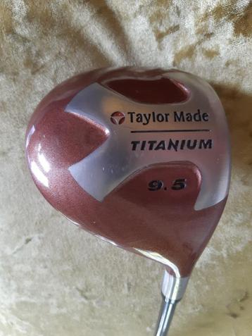 TaylorMade Titanium Driver met loft 9,5 graden. Bubble shaft beschikbaar voor biedingen