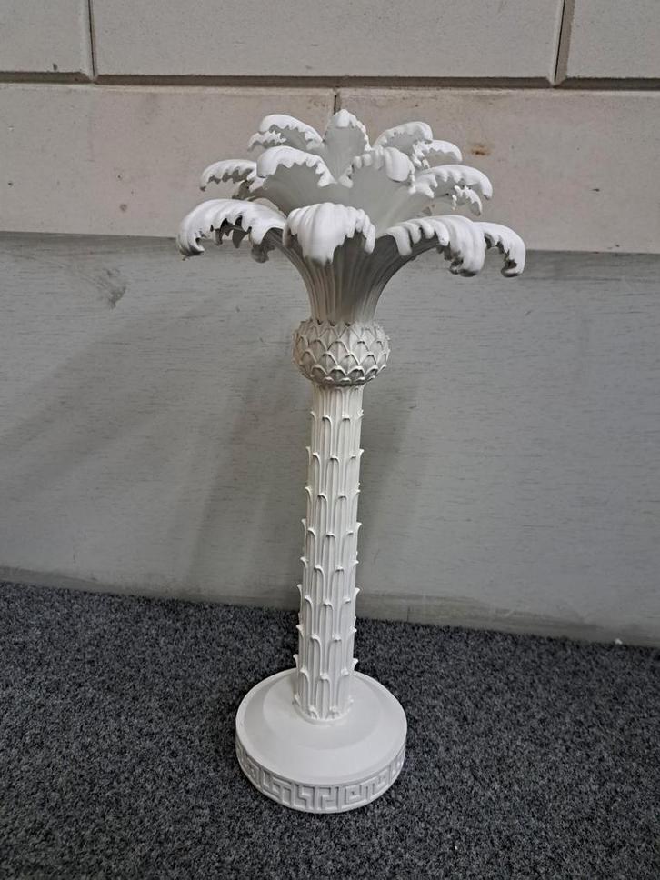 Richmond Interiors kandelaar Palma wit groot showroommodel, Huis en Inrichting, Woonaccessoires | Kandelaars en Kaarsen, Nieuw