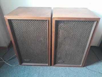 Set Vintage 1970's Luidsprekers  ( Sony ) beschikbaar voor biedingen