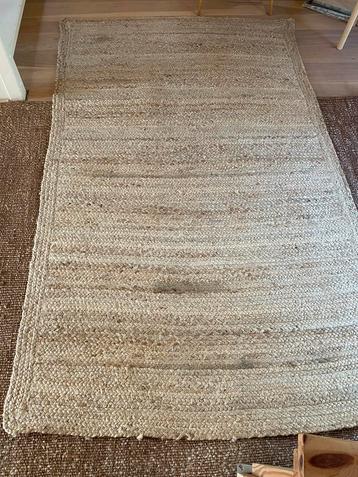 Naturel jute vloerkleed 130x210 beschikbaar voor biedingen