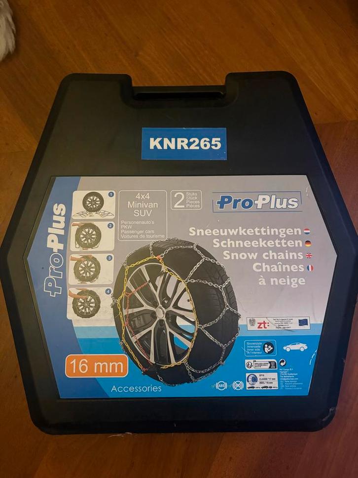 Sneeuwkettingen te huur (oa. Audi etron) Q8, Auto diversen, Sneeuwkettingen, Nieuw, Ophalen