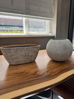 Stenen Vazen Set - Modern Design, Steen, Overige kleuren, Ophalen of Verzenden, Zo goed als nieuw