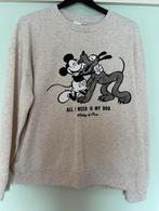 Leuke Disney trui - Mickey Mouse & Pluto - Maat L, Kleding | Dames, Pyjama's, Ophalen of Verzenden, Zo goed als nieuw, Maat 42/44 (L)