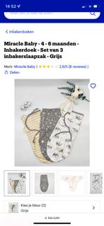 Inbaken doeken baby 3 stuks, Ophalen of Verzenden, Zo goed als nieuw, Minder dan 70 cm