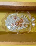 Roze Walther glas, platte schaal, Ophalen of Verzenden, Overige stijlen, Glas, Schaal of Schalen