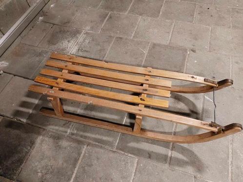 Oude houten slee, Kinderen en Baby's, Speelgoed | Buiten | Sleeën, Gebruikt, Hout, Ophalen of Verzenden