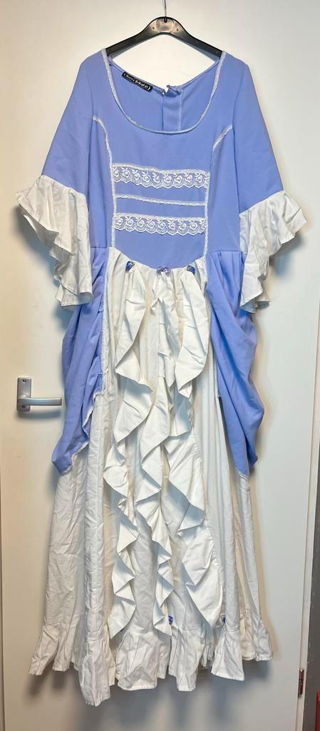 Lila Paarse Handgemaakte Fantasy Jurk - Maat XL, Kleding | Dames, Jurken, Zo goed als nieuw, Maat 46/48 (XL) of groter, Paars