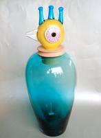 Leonardo Papageno Peppe Vaas, Blauw, Nieuw, Ophalen of Verzenden, Glas