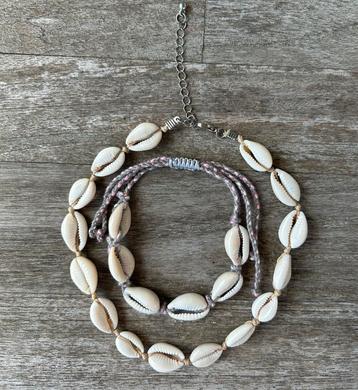 Kauri schelp IBIZA chokerset ketting + enkelbandje, nieuw! beschikbaar voor biedingen