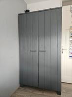 WOOOD Dennis Kledingkast grijs, zgan, Huis en Inrichting, Kasten | Kledingkasten, Ophalen, Zo goed als nieuw, 50 tot 75 cm, 200 cm of meer