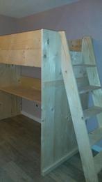 Hoogslaper steigerhout, Ophalen, Eenpersoons, Nieuw, 200 cm