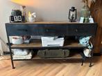 Industrieel Dressoir, Ophalen, 100 tot 150 cm, Zo goed als nieuw, Met lade(s)