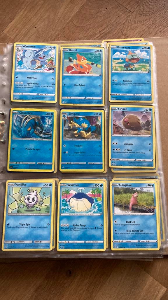 350! Pokemon kaarten, Ophalen of Verzenden, Zo goed als nieuw, Meerdere kaarten