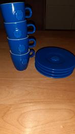 Douwe egberts kop en schotels en losse kopjes van D.E, Huis en Inrichting, Keuken | Servies, Ophalen, Porselein, Overige stijlen