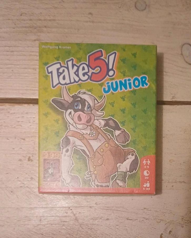 Take 5! Junior - 999 games, Hobby en Vrije tijd, Gezelschapsspellen | Kaartspellen, Zo goed als nieuw, Ophalen of Verzenden